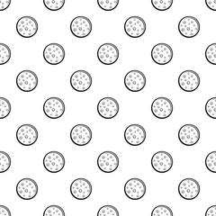 Sticker - Sweet biscuit pattern seamless vector repeat geometric for any web design