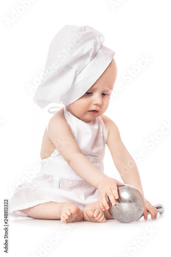 infant chef hat