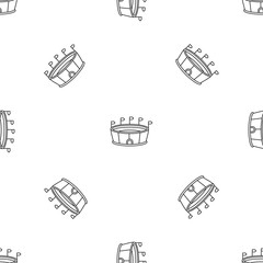 Poster - sport round stadium pattern seamless vector repeat geometric for any web design
