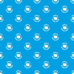 Poster - Ice cube pattern vector seamless blue repeat for any use