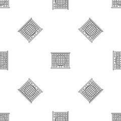 Poster - air conditioner compressor pattern seamless vector repeat geometric for any web design