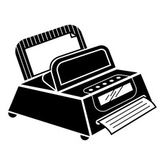 Poster - Fax machine icon. Simple illustration of fax machine vector icon for web design isolated on white background