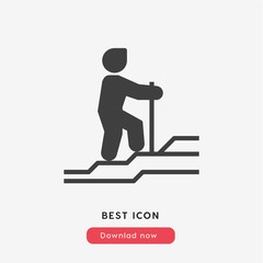 Poster - skii icon vector