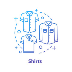 Canvas Print - Shirts concept icon