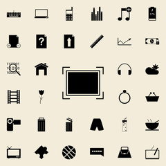 Aufkleber - rectangle in corners icon. web icons universal set for web and mobile on white background
