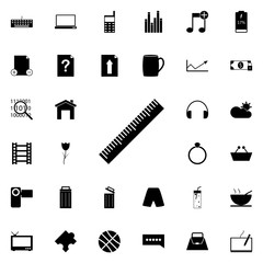 Poster - ruler icon. web icons universal set for web and mobile on white background