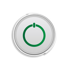 Aufkleber - power button colored sticker icon. Elements of music player in color icons. Simple icon for websites, web design, mobile app, info graphics