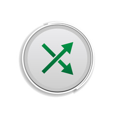 Poster - button intersecting lines colored sticker icon. Elements of music player in color icons. Simple icon for websites, web design, mobile app, info graphics