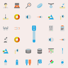 Aufkleber - ophthalmoscope illustration icon. optometry icons universal set for web and mobile