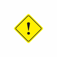 Poster - Hazard sign, Attention icon, Hazard warning attention sign vector