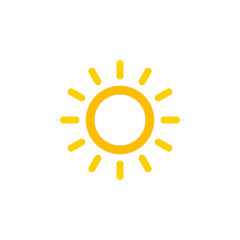 Poster - sun symbols vector icon