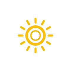 Poster - Sun symbols vector icon 