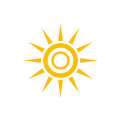 Poster - sun symbols vector icon
