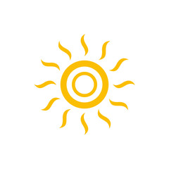 Poster - sun symbols vector icon
