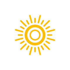 Poster - sun symbols vector icon