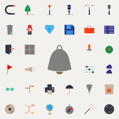 Poster - colored bell icon. web icons universal set for web and mobile