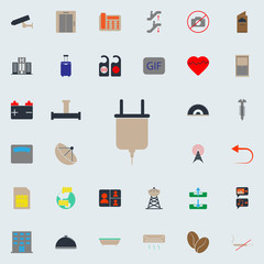 Aufkleber - colored video conference icon. Web icons universal set for web and mobile