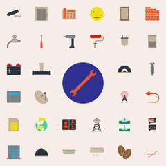 Poster - colored coffee icon. Web icons universal set for web and mobile
