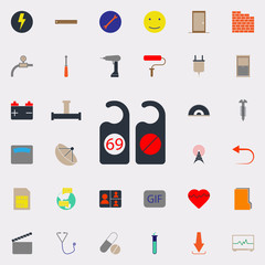 Aufkleber - colored broken heart icon. Web icons universal set for web and mobile