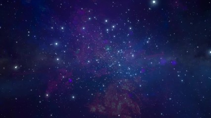 Wall Mural - star cluster and plasma in outer space