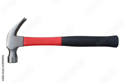 A hammer with a rubberized handle Poster Mural XXL