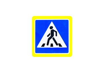 pedestrian crossing sign