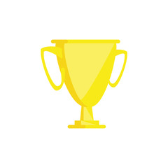 trophy award cup isolated icon