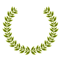 Poster - Wreath laurel decoration emblem