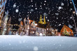 Lemgo Marktplatz im Schnee