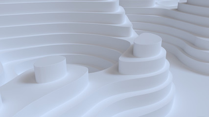 Poster - Geometry curve lines pattern