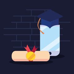 Sticker - online education concept