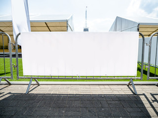 layered fabric banner mockup, vinyl banners printing, grommet mockup, corporate outdoor banner, hori