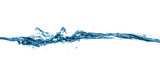 Fototapeta Łazienka - water splash and bubbles isolated on white background