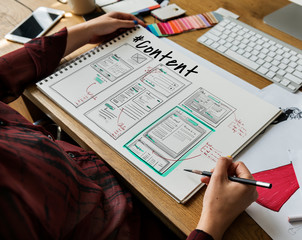 webpage content design website icon