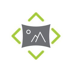 Leinwandbilder - Virtual reality tour icon on white background for graphic and web design, Modern simple vector sign. Internet concept. Trendy symbol for website design web button or mobile app