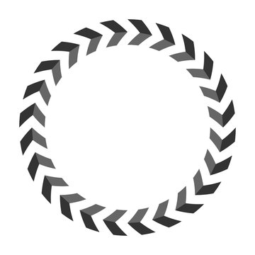 chevron circle icon. simple flat vector illustration