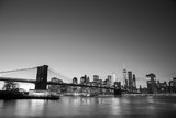 Fototapeta  - New York skyline with Brooklyn Bridge