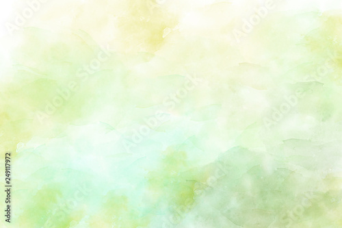 Light green watercolor background