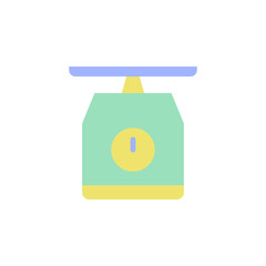 Poster - Kitchen, scale icon. Element of kitchen accessories color icon. Premium quality graphic design icon. Signs and symbols collection icon for websites, web design, mobile app