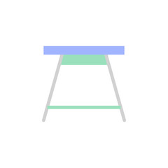 Poster - Kitchen, stool icon. Element of kitchen accessories color icon. Premium quality graphic design icon. Signs and symbols collection icon for websites, web design, mobile app