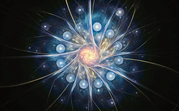 digital generated image in the form of abstract geometric shapes of various shades and colors for use in web design and computer graphics
