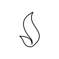 Poster - fire, flame icon. Element of Fire for mobile concept and web apps icon. Thin line icon for website design and development, app development