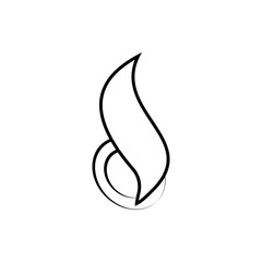 Poster - fire, flame icon. Element of Fire for mobile concept and web apps icon. Thin line icon for website design and development, app development