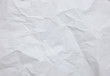 White crinkle paper sheet background with textures
