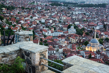 Wall Mural - Cityscape View from Prizren Fortress