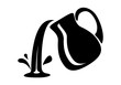 © codexserafinius - Jug pour out milk or water canister. Simple logo.