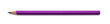 purple pencil single isolated on white background with clipping path.