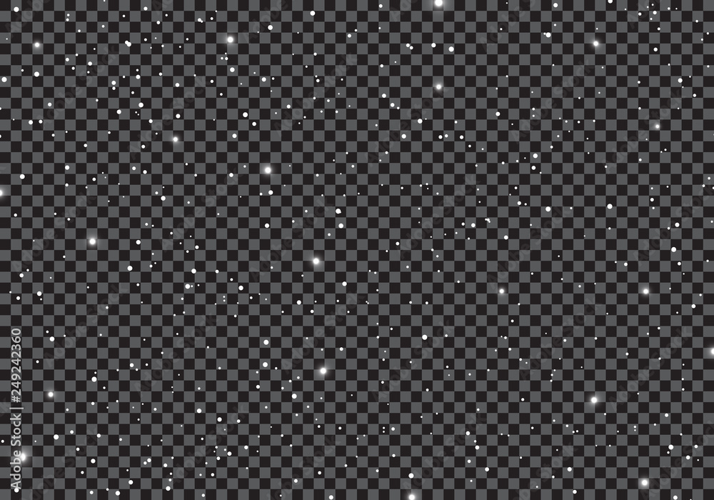 Space with stars universe space infinity and starlight on transparent ...