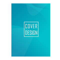 Leinwandbilder - flyer, cover, brochure, poster or banner template design with abstract geometric shape background