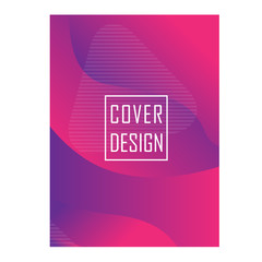 Leinwandbilder - flyer, cover, brochure, poster or banner template design with abstract geometric shape background